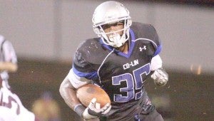 DAILY LEADER / JONATHON ALFORD / Co-Lin running back Kelton Smith continues to provide the Wolfpack with a strong rushing attack.