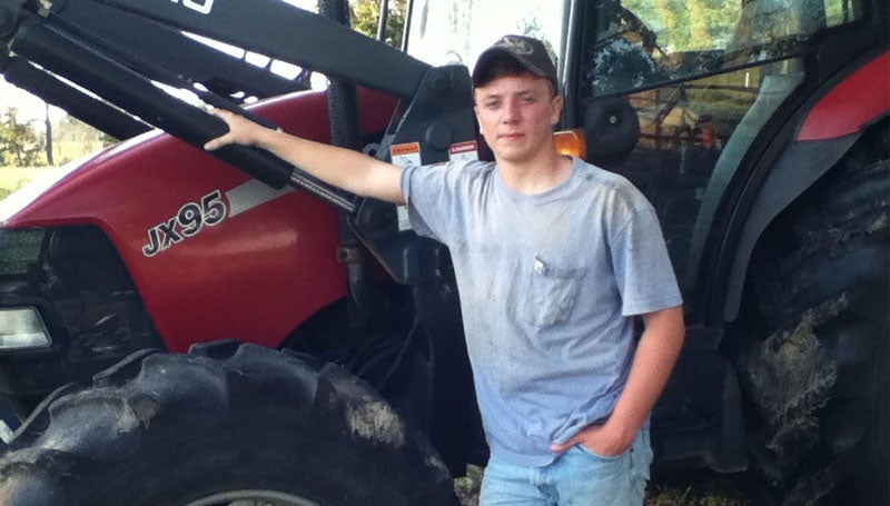 PHOTO SUBMITTED / Braxton Thompson, 17 and a sophomore at Enterprise High School, recently placed first in Mississippi in a 4-H tractor driving competition. Now, he will be representing the state at the national 4-H competition at Purdue University this weekend.   