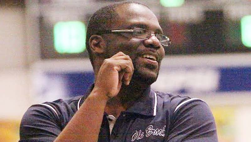 DAILY LEADER / JONATHON ALFORD / Brookhaven coach Preston Wilson captures his 350th win overall Friday night against West Lincoln in Jack Case Gymnasium.