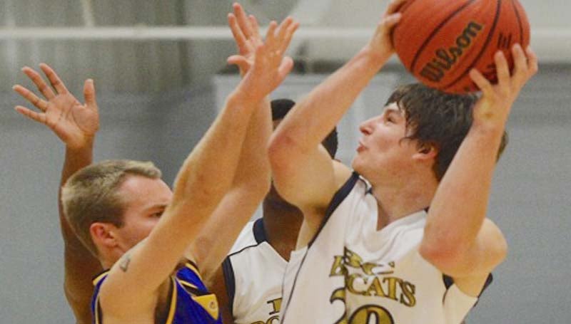 DAILY LEADER / SCOTT BOYD / Bogue Chitto's Brock Roberts scored 20 points to lead the Bobcats to a win in Tuesday night's opening round of the District 7-1A Tournament.