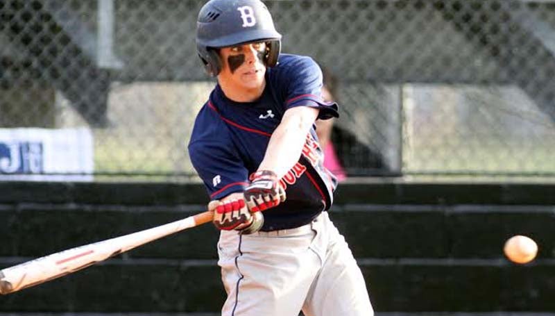 DAILY LEADER / JONATHON ALFORD / Brookhaven's senior Landon McCullough powered the Panthers at the plate with a 3-for-3 performance against Tylertown Friday night at Monticello.