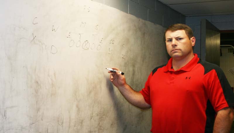 DAILY LEADER / MARTY ALBRIGHT / Lawrence County's new head football coach Jaymie Palmer is ready to get the season started.