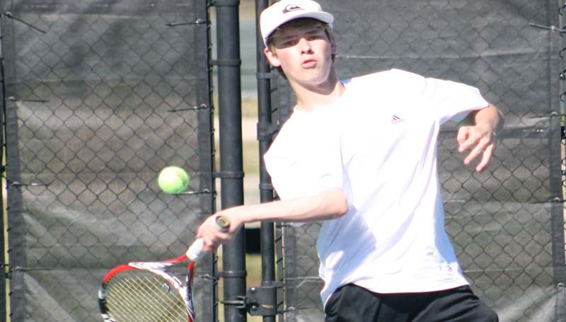 DAILY LEADER / MARTY ALBRIGHT / Brookhaven Academy's Grant Melancon opens the season with a win over Central Hinds in Boys Singles tennis action Thursday.