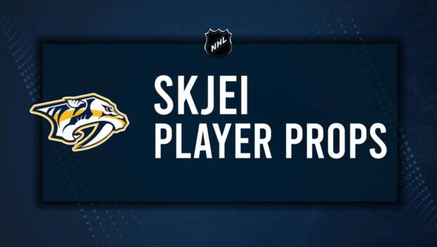 Brady Skjei Player Prop Bets for the Predators vs. Red Wings Game - October 12