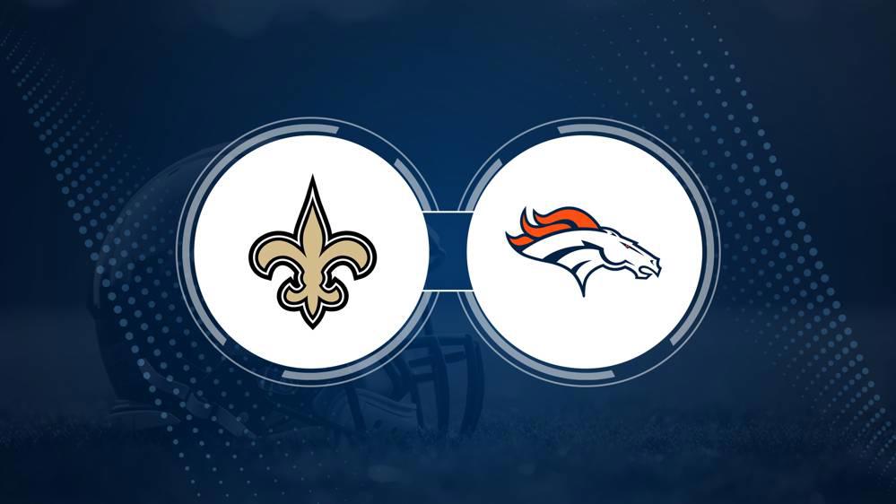 Saints vs. Broncos Same Game Parlay Picks – NFL Week 7