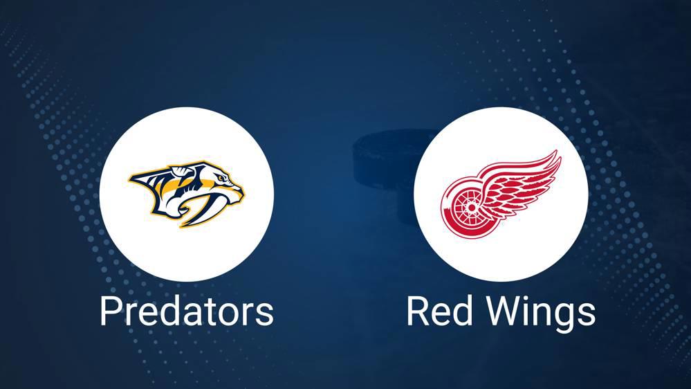 Where to Watch Nashville Predators vs. Detroit Red Wings on TV or Streaming Live - October 12