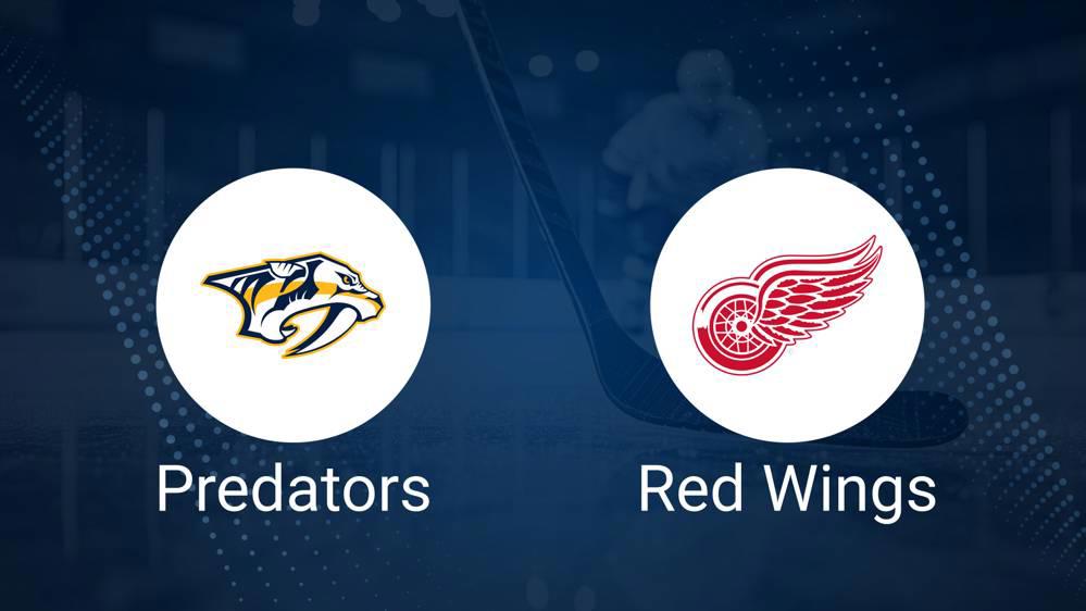 Where to Watch Nashville Predators vs. Detroit Red Wings on TV or Streaming Live - October 19