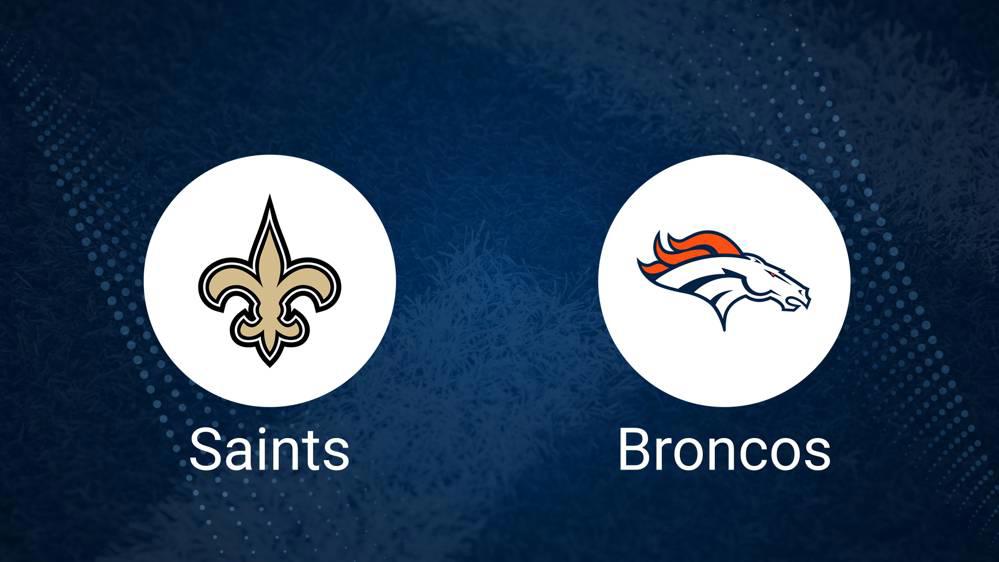 Where to Watch Saints vs. Broncos on TV or Streaming Live - Oct. 17