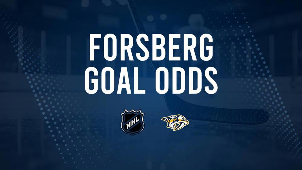 Will Filip Forsberg Score a Goal Against the Blackhawks on October 25?