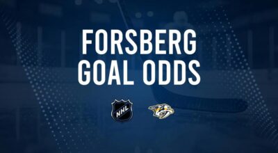 Will Filip Forsberg Score a Goal Against the Bruins on October 22?