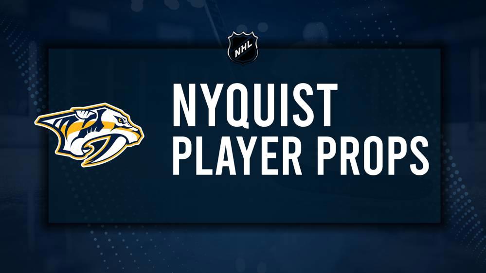 Gustav Nyquist Player Prop Bets for the Predators vs. Lightning Game - November 29