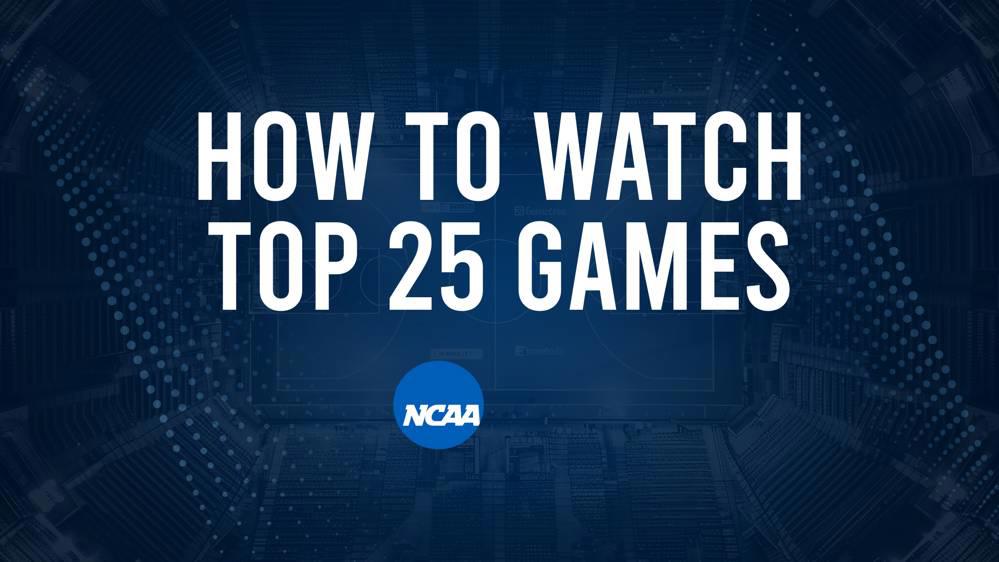 How to Watch Top 25 College Basketball Games - Friday, November 15