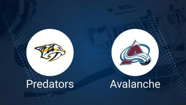 Predators vs. Avalanche Injury Report Today - November 2