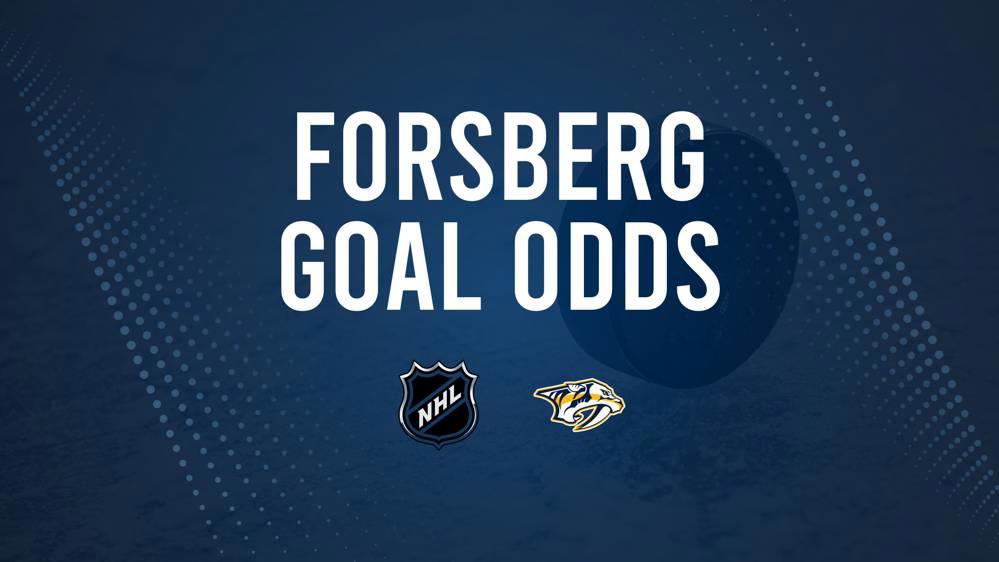 Will Filip Forsberg Score a Goal Against the Avalanche on November 11?