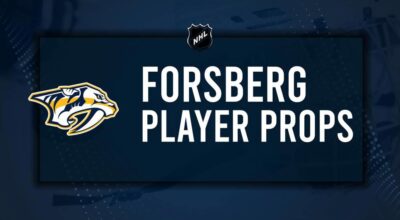 Filip Forsberg Player Prop Bets for the Predators vs. Senators Game - December 7