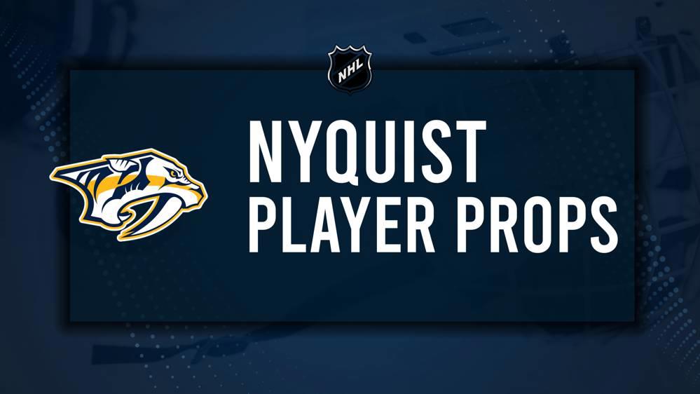 Gustav Nyquist Player Prop Bets for the Predators vs. Rangers Game - December 17