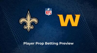 Saints vs. Commanders Player Props & Odds – Week 15