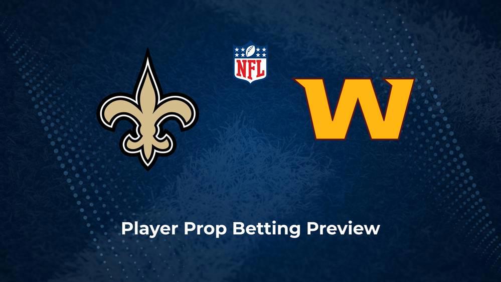 Saints vs. Commanders Player Props & Odds – Week 15