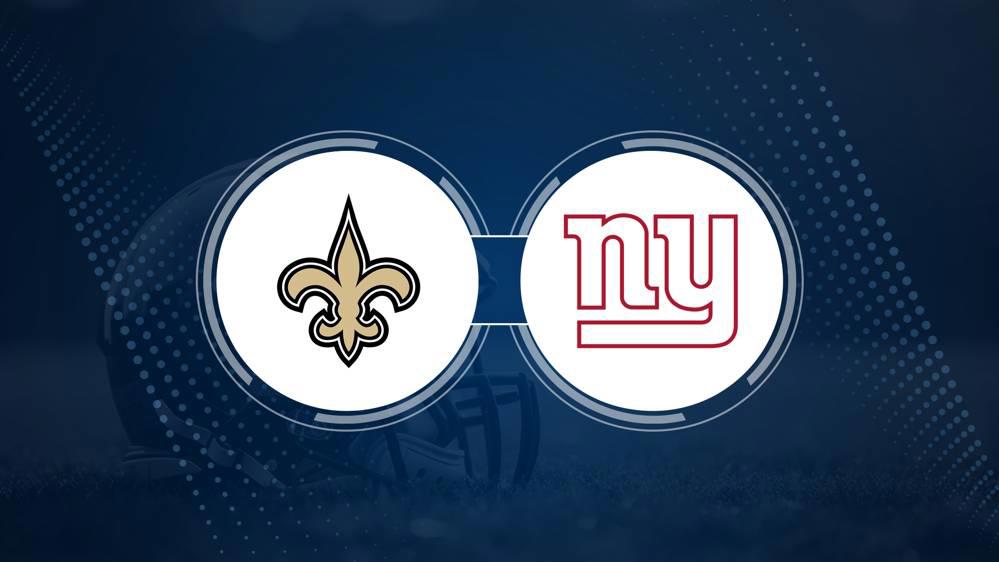 Saints vs. Giants Same Game Parlay Picks – NFL Week 14