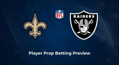 Saints vs. Raiders Player Props & Odds – Week 17