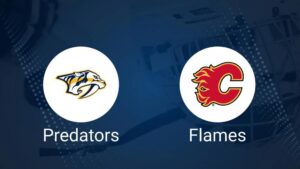 Flames vs. Predators Injury Report Today - January 4