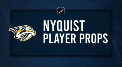 Gustav Nyquist Player Prop Bets for the Predators vs. Blackhawks Game - January 16