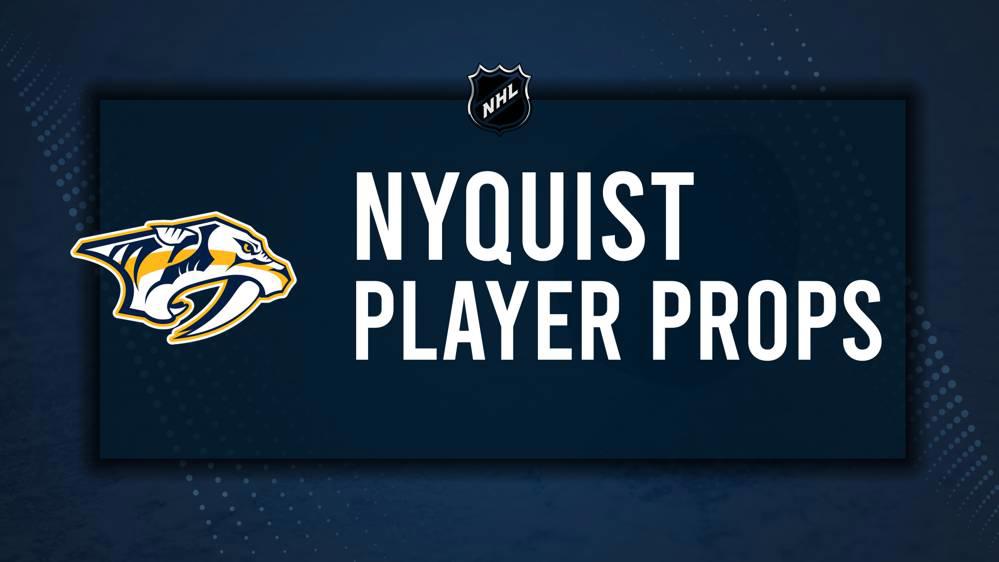 Gustav Nyquist Player Prop Bets for the Predators vs. Canucks Game - January 29
