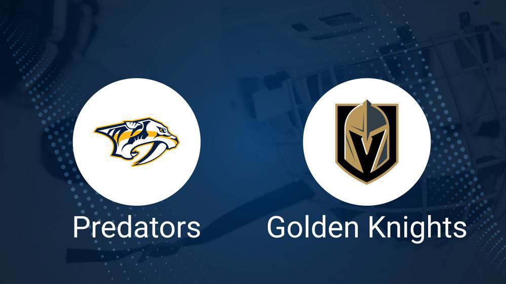 Jack Eichel Injury Status - Golden Knights vs. Predators Injury Report ...