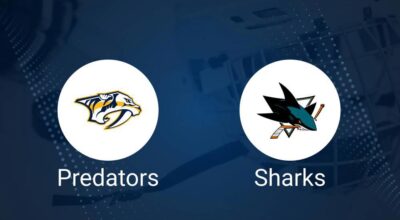 Predators vs. Sharks Injury Report Today - January 21