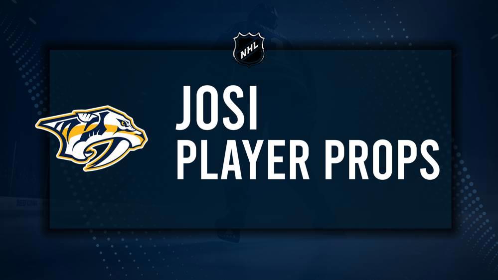 Roman Josi Player Prop Bets for the Predators vs. Canucks Game - January 29