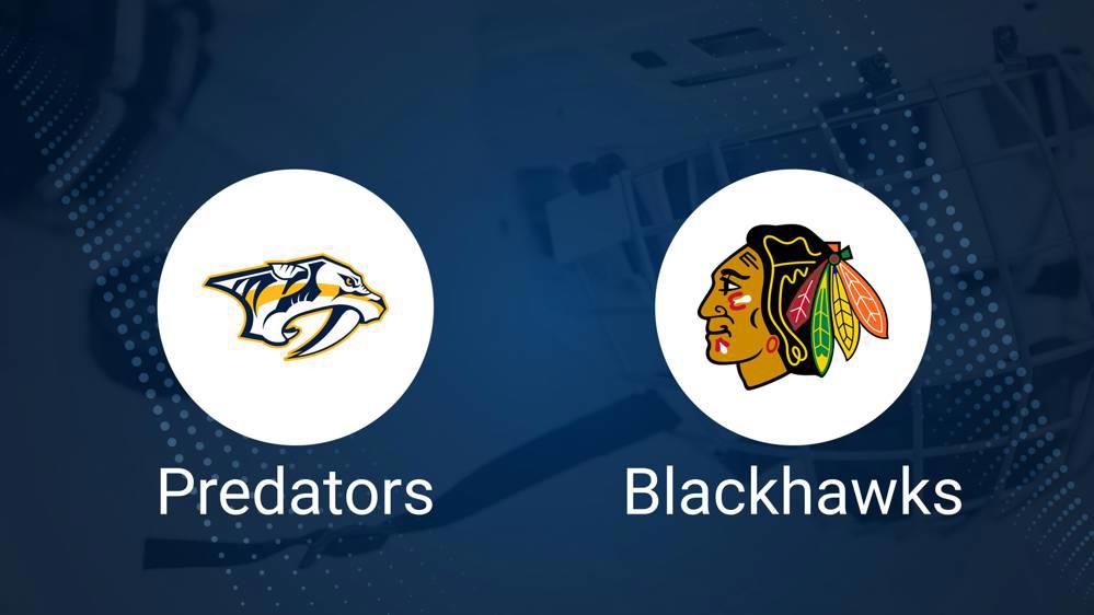 Where to Watch Nashville Predators vs. Chicago Blackhawks on TV or Streaming Live - January 16