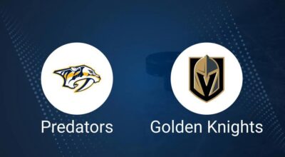 Where to Watch Vegas Golden Knights vs. Nashville Predators on TV or Streaming Live - January 14