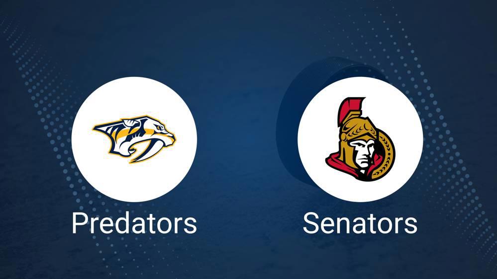 Predators vs. Senators Injury Report Today - February 3