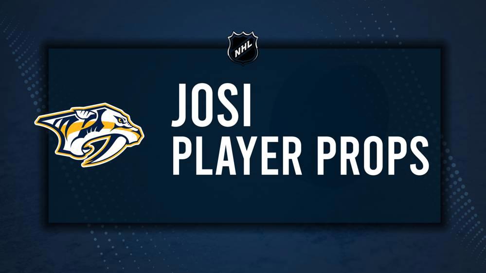 Roman Josi Player Prop Bets for the Predators vs. Panthers Game - February 25