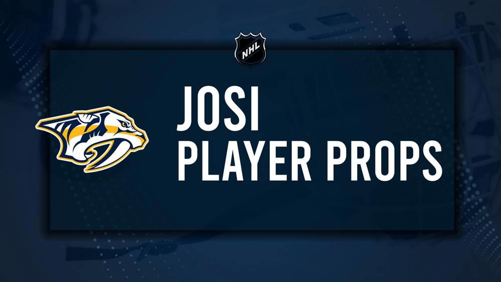 Roman Josi Player Prop Bets for the Predators vs. Penguins Game - February 1