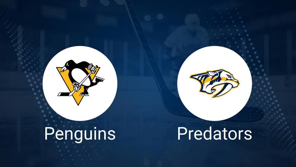 Where to Watch Nashville Predators vs. Pittsburgh Penguins on TV or Streaming Live - February 1