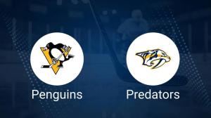 Where to Watch Pittsburgh Penguins vs. Nashville Predators on TV or Streaming Live - February 1