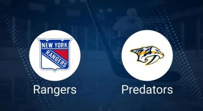 Rangers vs. Predators Injury Report Today - March 2