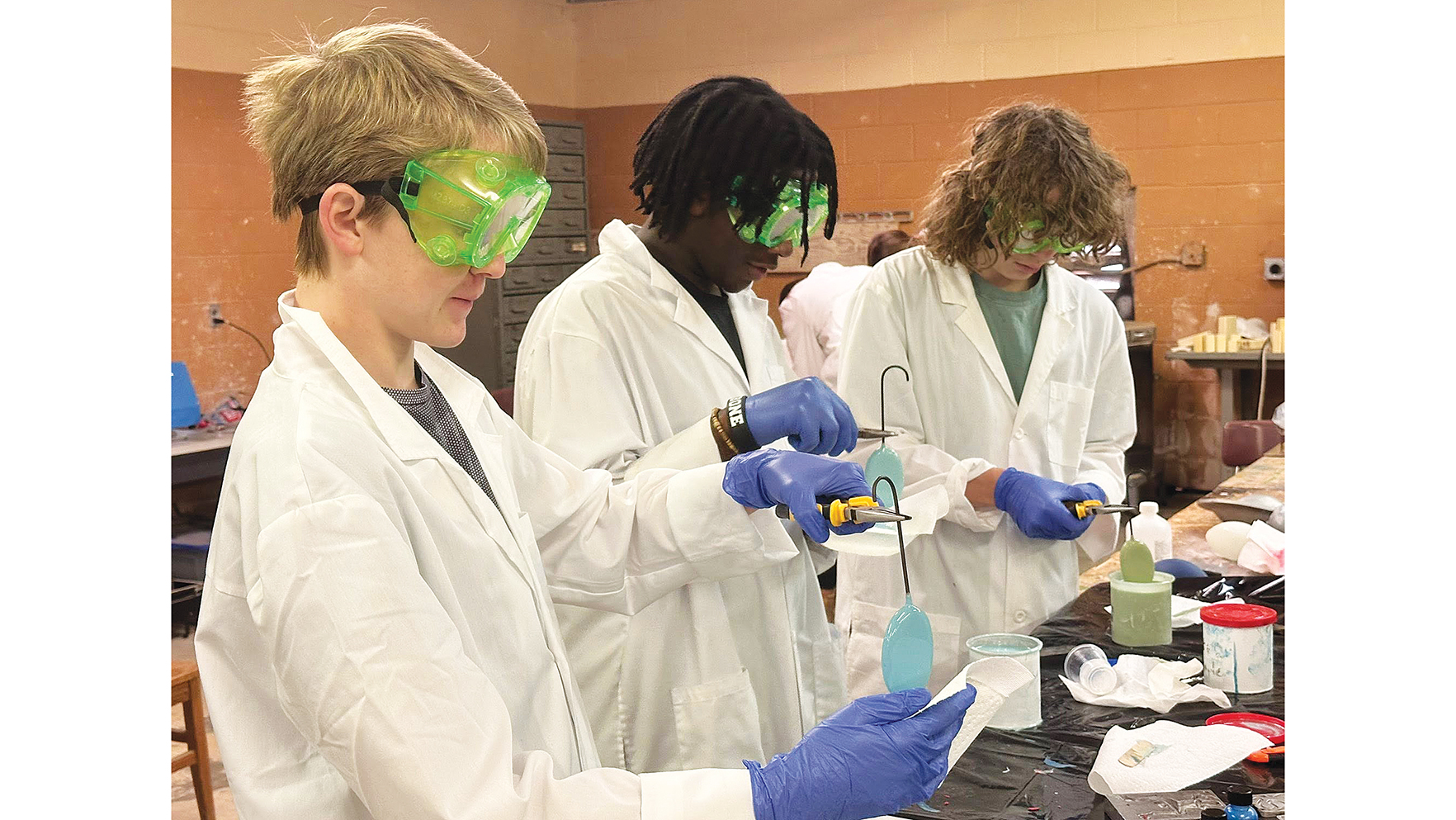 BTC Polymer Science students tour USM, get hands-on experiences