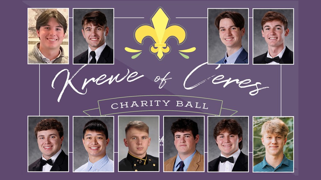 59th Krewe of Ceres presents Charity Ball escorts